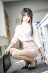 [Cosplay] 香草喵露露 粉白裙子