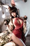 [COSPLAY] 蠢沫沫 Akagi Ruby Laced Beauty Azur Lane