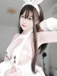 [COSPLAY] 女主K 白丝兔女郎