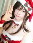 [COSPLAY] 眼酱大魔王w - 圣诞老人[18P-89MB]