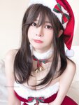 [COSPLAY] 眼酱大魔王w - 圣诞老人[18P-89MB]