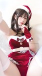 [COSPLAY] 眼酱大魔王w - 圣诞老人[18P-89MB]
