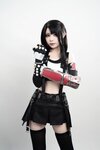 [COSPLAY] 爆机少女喵小吉 - 最终幻想7-蒂法 [55P-28MB]