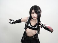 [COSPLAY] 爆机少女喵小吉 - 最终幻想7-蒂法 [55P-28MB]