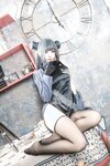 [COSPLAY] 爆机少女喵小吉 - 碧蓝档案-妃咲 [79P1V-435MB]