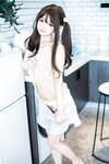 [COSPLAY] 神沢永莉 黄色吊带睡衣兔兔