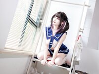 [COSPLAY] 阿雪雪 - 连体水手服 正片 [19P-240MB]