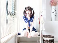 [COSPLAY] 阿雪雪 - 连体水手服 正片 [19P-240MB]