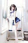 [COSPLAY] 阿雪雪 - 连体水手服 正片 [19P-240MB]