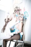 [COSPLAY] Momoko葵葵 瓜希酱 BA兔女郎