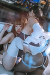 [COSPLAY] 云溪溪 奶桃桃 双人竞泳