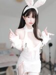 [COSPLAY] 女主K - 白丝兔女郎 [102P-295.23MB]