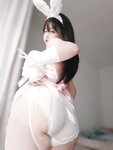 [COSPLAY] 女主K - 白丝兔女郎 [102P-295.23MB]