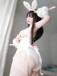 [COSPLAY] 女主K - 白丝兔女郎 [102P-295.23MB]