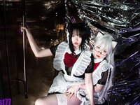 [COSPLAY] 柒柒要乖哦 女仆 惩戒课