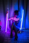 [COSPLAY] 柒柒要乖哦 透明死库水和白T