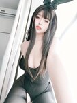[COSPLAY] 女主K - 黑丝兔女郎 [102P-353.86MB]