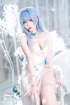 [COSPLAY] 宫本桜 Nikke胜利女神 海伦娜礼服