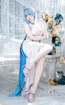 [COSPLAY] 宫本桜 Nikke胜利女神 海伦娜礼服