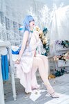 [COSPLAY] 宫本桜 Nikke胜利女神 海伦娜礼服