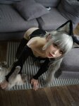 [COSPLAY] 樱岛嗷一 黑猫针织衫连体衣