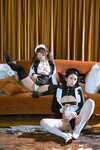 [COSPLAY] 云溪溪 奶桃桃 双人女仆