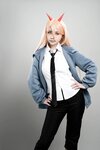 [COSPLAY] 爆机少女喵小吉 - 电锯人-帕瓦 [74P1V-368MB]