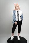 [COSPLAY] 爆机少女喵小吉 - 电锯人-帕瓦 [74P1V-368MB]