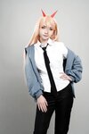 [COSPLAY] 爆机少女喵小吉 - 电锯人-帕瓦 [74P1V-368MB]