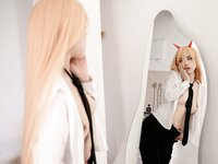 [COSPLAY] 爆机少女喵小吉 - 电锯人-帕瓦 [74P1V-368MB]