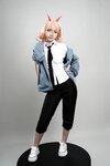 [COSPLAY] 爆机少女喵小吉 - 电锯人-帕瓦 [74P1V-368MB]