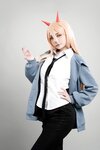 [COSPLAY] 爆机少女喵小吉 - 电锯人-帕瓦 [74P1V-368MB]