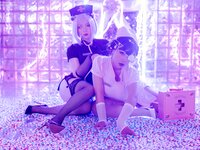 [COSPLAY] 皮皮奶x喵零 双人写真 vol.01 万圣节 邪恶护士 [60P-1.09GB]