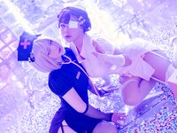 [COSPLAY] 皮皮奶x喵零 双人写真 vol.01 万圣节 邪恶护士 [60P-1.09GB]