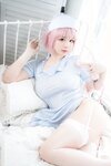 [COSPLAY] 皮皮奶&周叽是可爱兔兔 - 粉蓝护士 [77P8V-725MB]