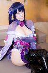 [COSPLAY] HERESY-原ネ 申・淫ぱくと・五／雷電将軍[161P-216MB]
