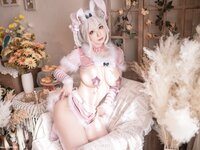 [COSPLAY] 皮皮奶 Vol.27 粉色兔兔 [71P-1.65GB]