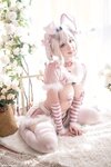 [COSPLAY] 皮皮奶 Vol.27 粉色兔兔 [71P-1.65GB]