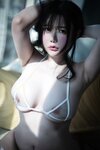 [BLUECAKE] JiSua Vol.05 - Nude Bikini_White RED+