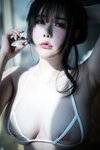 [BLUECAKE] JiSua Vol.05 - Nude Bikini_White RED+