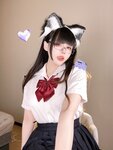 [COSPLAY] 九言 - 猫耳娘的裙底 [36P5V-422MB]