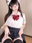 [COSPLAY] 九言 - 猫耳娘的裙底 [36P5V-422MB]