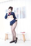 [COSPLAY] 皮皮奶 - 黄金内衣JK [50P10V-551MB]