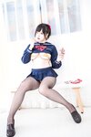 [COSPLAY] 皮皮奶 - 黄金内衣JK [50P10V-551MB]