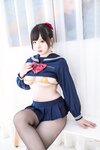 [COSPLAY] 皮皮奶 - 黄金内衣JK [50P10V-551MB]
