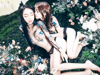 【JVID】2022.05.01 飄飄 妍妍 百合花神の美少女 最色色嘗試 辰辰特別客串！色色最大突破