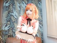 [COSPLAY] 皮皮奶&周叽是可爱兔兔 – 服务员 [39P-159MB]