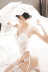 [Cosplay] Cherry Neko 桜桃喵 – 白纱糖