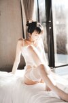 [Cosplay] Cherry Neko 桜桃喵 – 白纱糖