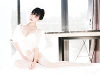 [Cosplay] Cherry Neko 桜桃喵 – 白纱糖